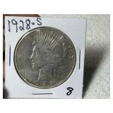 1928 S Peace Dollar