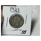 1923 Mercury Dime