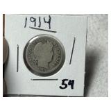 1914 Barber Dime