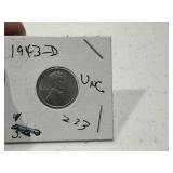 1943-D Steel Penny - UNC