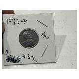 1943-P Steel Penny - AU