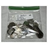 (40) Buffalo Nickels--Worn Dates