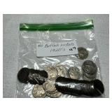 (40) Buffalo Nickels--1920s