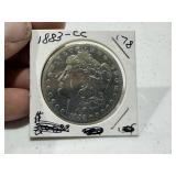 1883-CC Morgan Dollar
