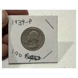 1939-P Washington Quarter