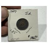 1907 Indian Head Penny - EF
