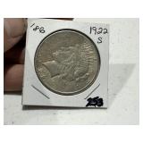 1922-S Peace Dollar