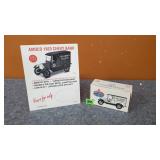 Amoco 1923 Chevy 1/2 Ton Truck Bank & Ad Sign
