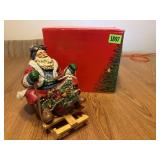 Possible Dreams Clothtiques Santa on Sled