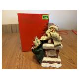 Possible Dreams Clothtiques Santa in Chimney