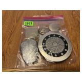 Assortment of Vintage Compacts, Coty & Others