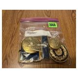 Vintage Black & Gold Compacts