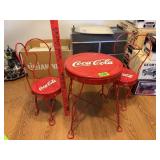 Coca-Cola Parlor Table & Chairs