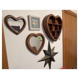 Heart & Star Wall Decor, Framed Art