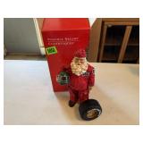 Race Car Driver Santa Figurine