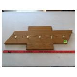 Wooden Chevy Emblem with Hangers