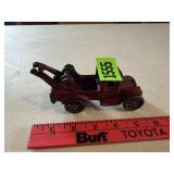 Vintage Cast Iron Tow Truck Toy