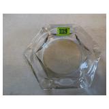Corvette Etched Glass Ashtray