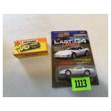 Johnny Lightning Last C4 Corvette, Signed Matchbox