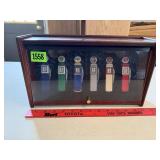 Gas Pump Replica Pocket Knives Set in Display Case
