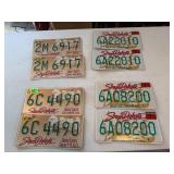 Lot of 8 South Dakota License Plates