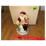 Santa Claus with Children Sculpture