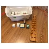Assortment of Thimbles & Display Rack