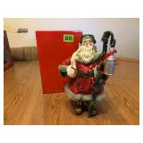 Possible Dreams Clothtiques Santa w/Lantern