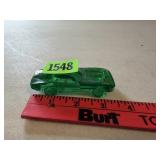 Green Glass Corvette Model Car