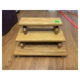 Wooden Display Shelves