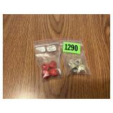 Red & Gold Crown/Standard Oil Valve Stem Caps