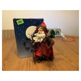 Possible Dreams Clothtiques Santa w/Tree & Staff