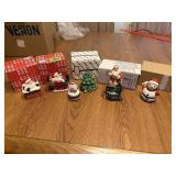 Christmas Themed Porcelain Hinged Boxes