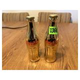 Coca-Cola Gold-Colored Bottle Replicas