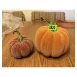 Plush Pumpkin Decor