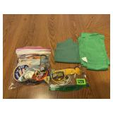 Assortment of Patches & 2 Stoles