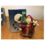 Possible Dreams Clothtiques Santa w/Tree & Bird