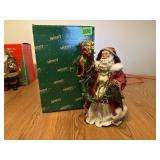 Midwest Importers Santa with Garland