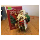 Possible Dreams Clothtiques Santa w/Walking Stick