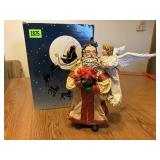 Possible Dreams Clothtiques Santa w/Angel