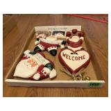 Santa Themed Haning Decor Items