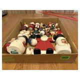 Snowman & Santa Decor Items, Figurines