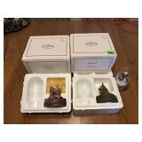 Norman Rockwell Gallery Figures & Snow Globe
