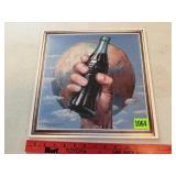 Vintage 1993 Coca-Cola World Sign