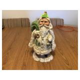 Santa in White Attire