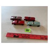 4 Vintage Toy Cars