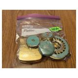 Vintage Colored Compacts, Various Brands