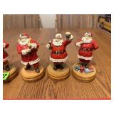 Assorted Santa Figurines