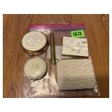 White Beaded & Other Compacts