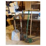 Assorted Shovels, Spades